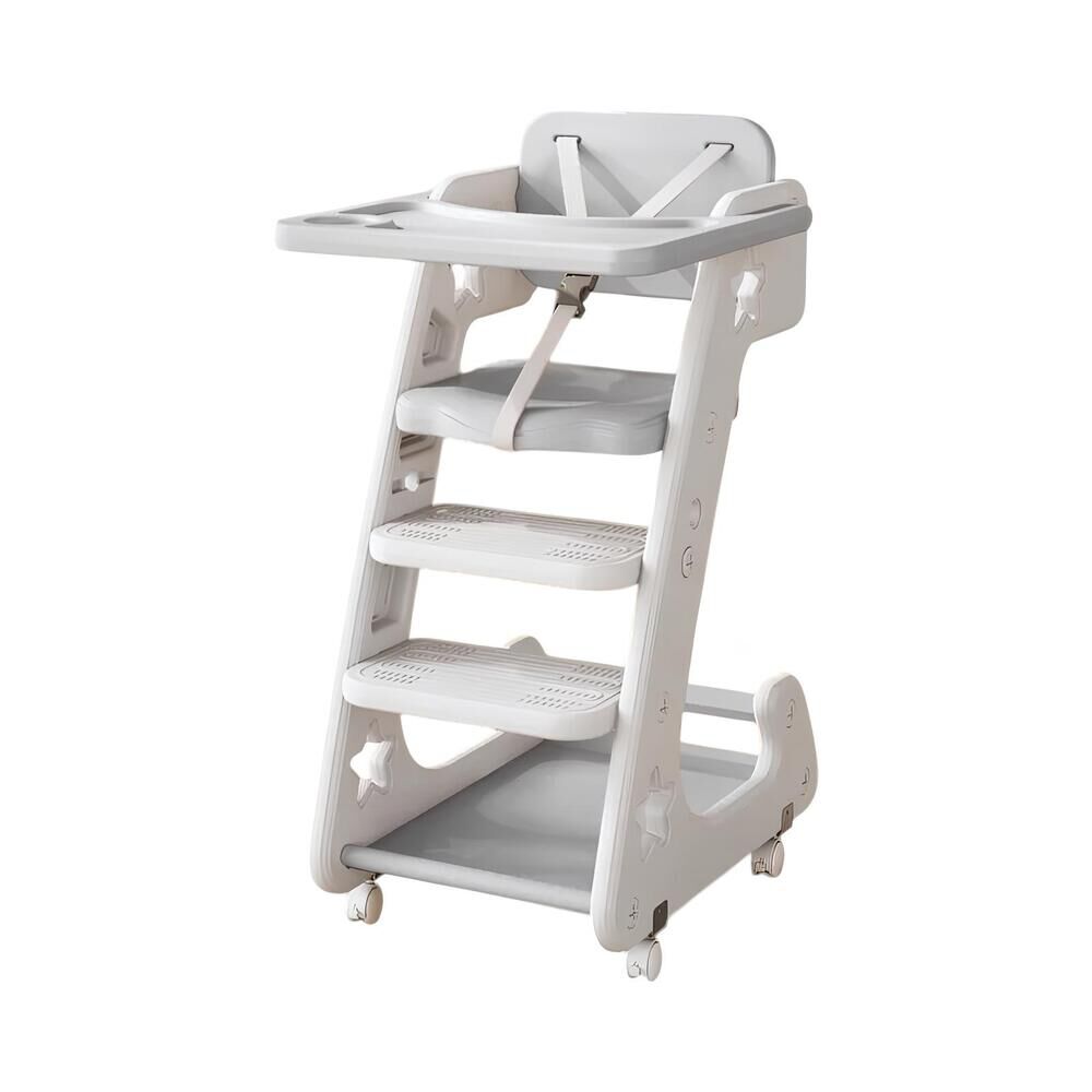 Silla De Comer Multifuncional Growth Gris Lubabycas image number 0.0