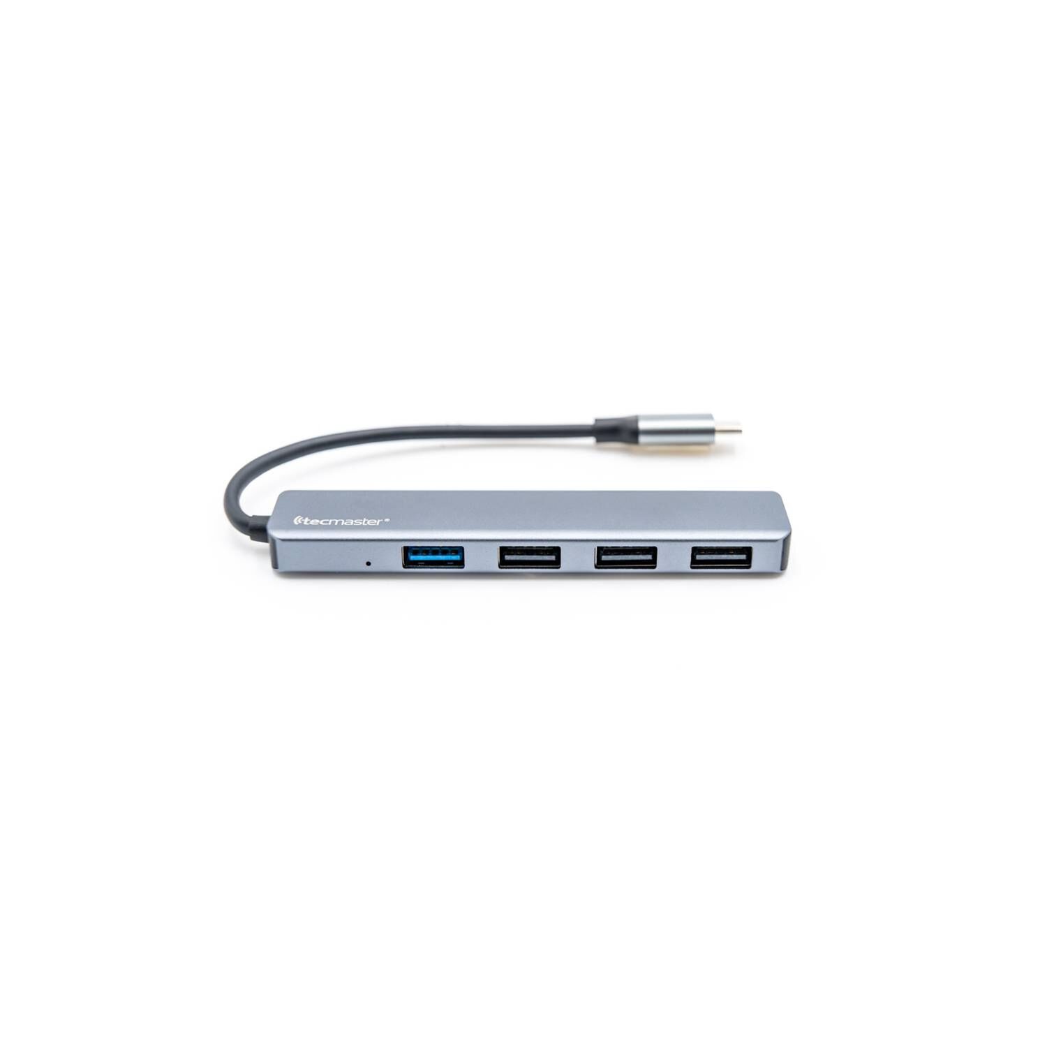 Hub Usb-c 3.0 High Speed 5 Gbps Aluminium Flat 4 Puertos Usb image number 3.0