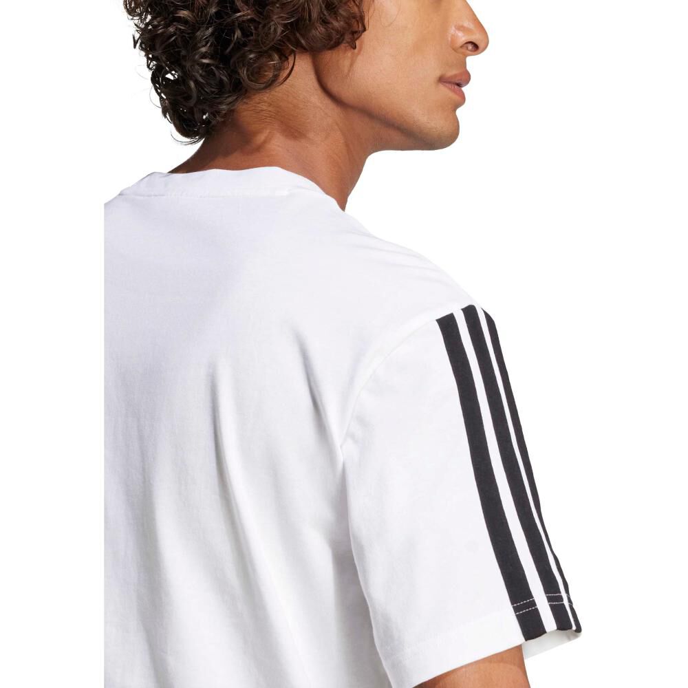 Camiseta Essentials Single Jersey 3 Bandas Adidas image number 4.0