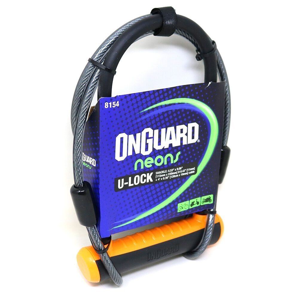 Candado Bicicleta Onguard U-lock Neon Con Cable image number 8.0