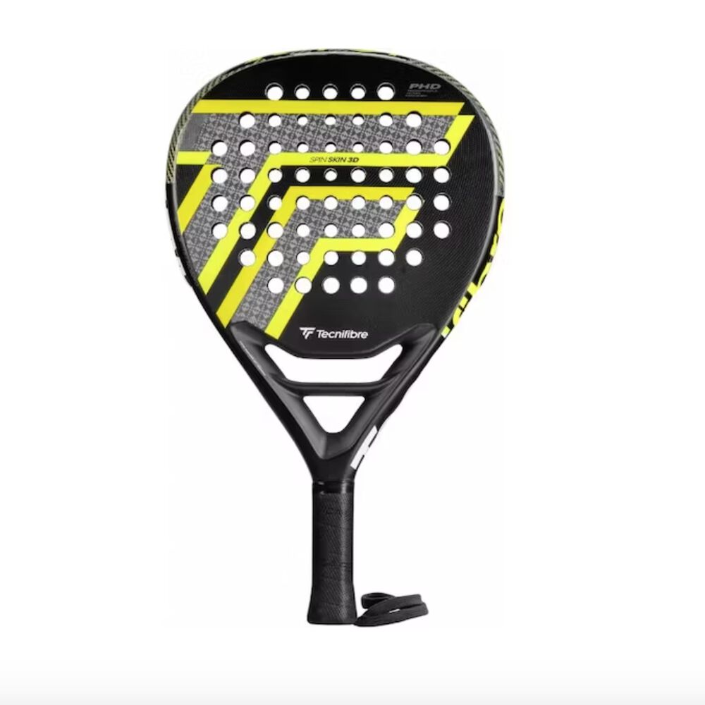 Pala Tecnifibre Wall Breaker 375 Negro Amarillo image number 0.0