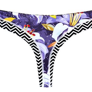 Bikini Calzón Colaless Reversible Estampado