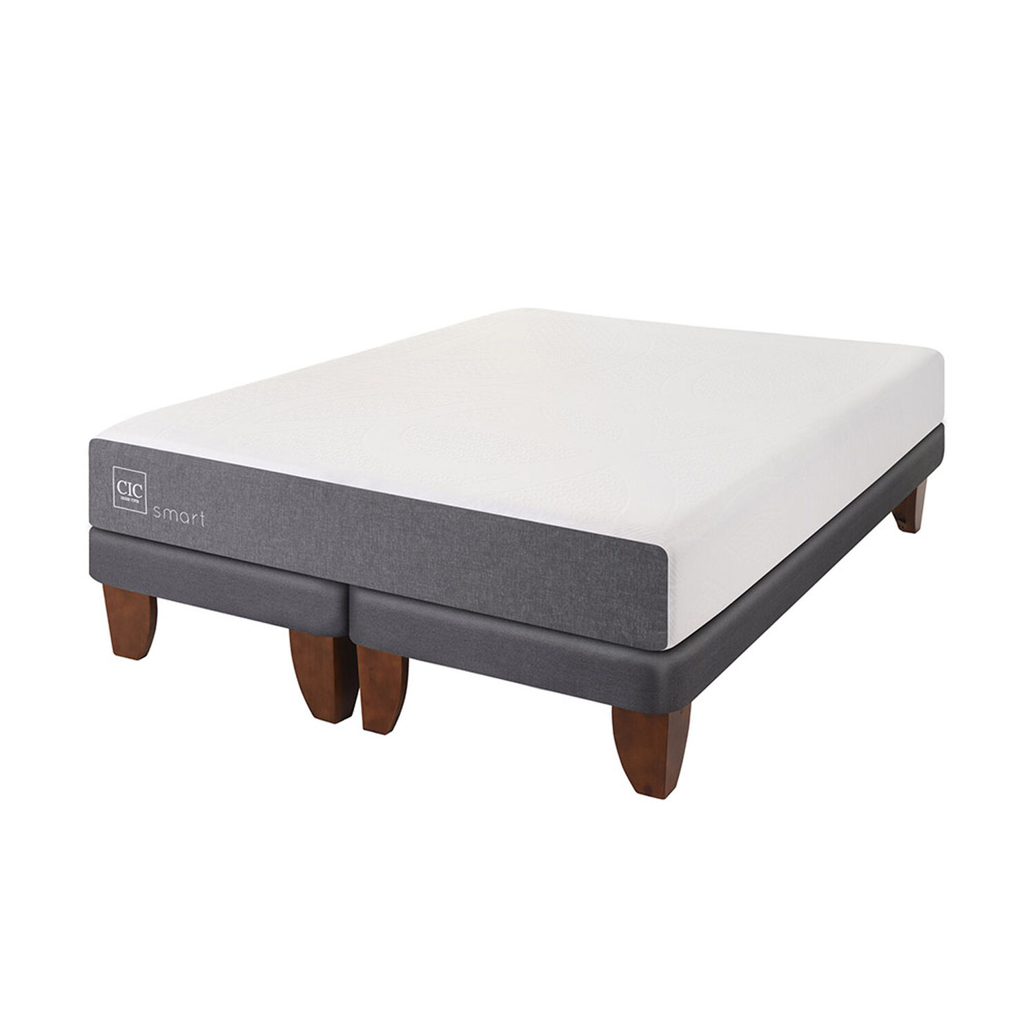 Cama Europea Cic Smart / King / Base Dividida image number 0.0