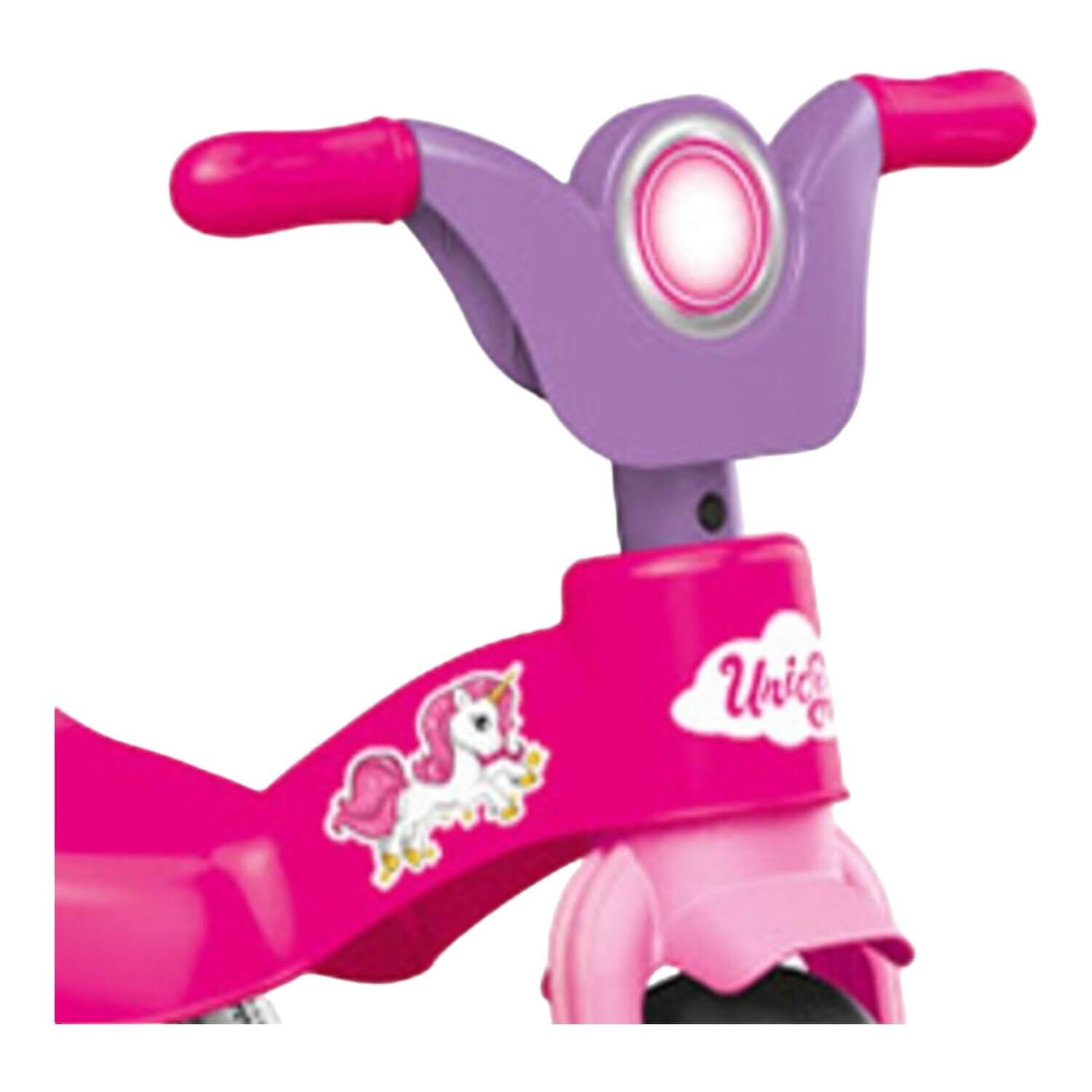 Triciclo A Pedales Unicornio Rosado 60x42x49 Cms Dolu image number 1.0