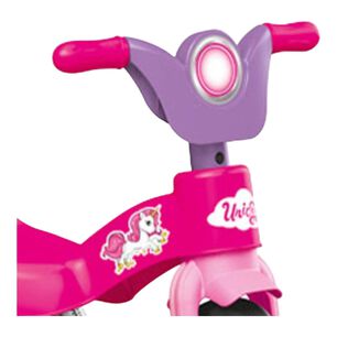 Triciclo A Pedales Unicornio Rosado 60x42x49 Cms Dolu