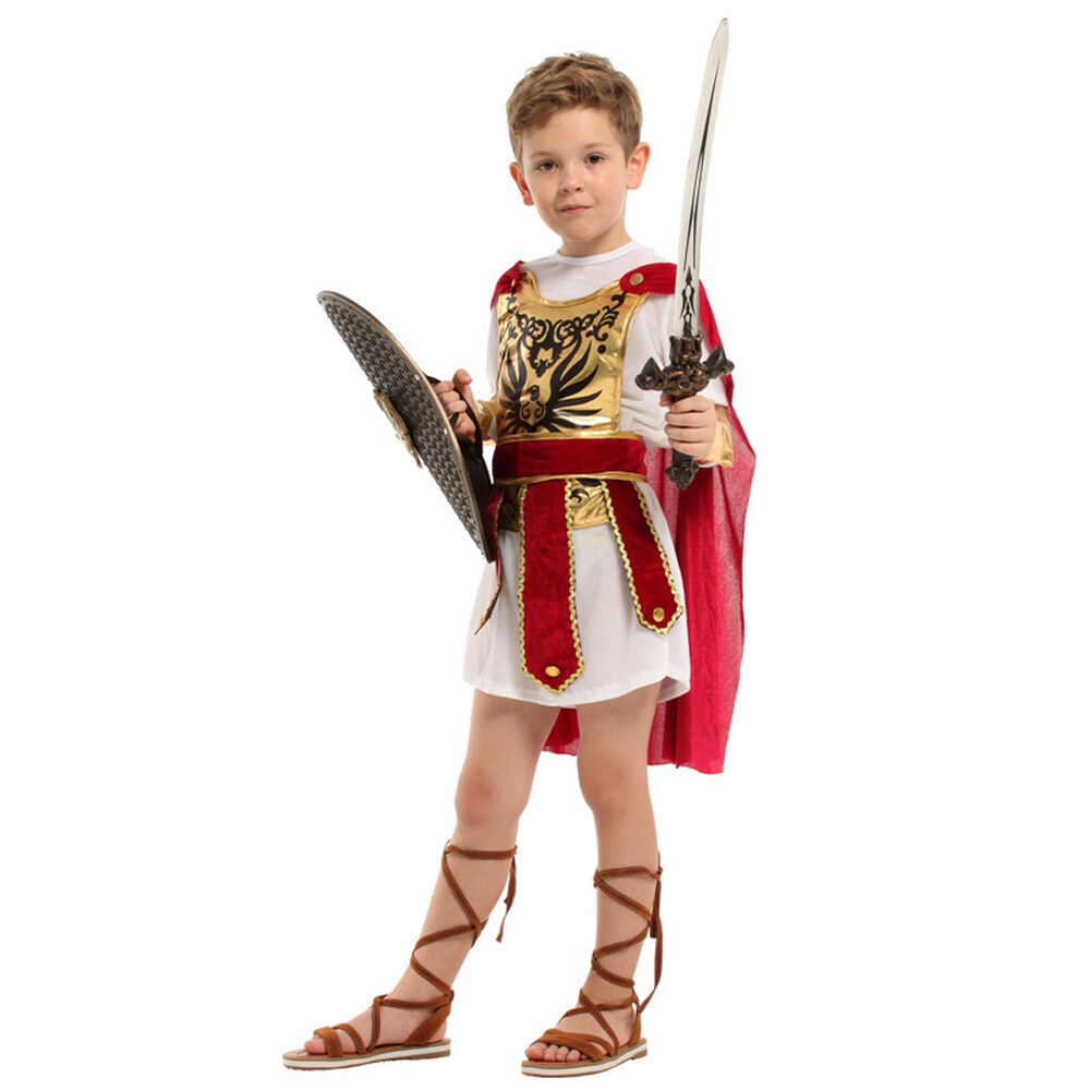 Disfraz Cosplay Gladiador Infantil Para Niños image number 1.0