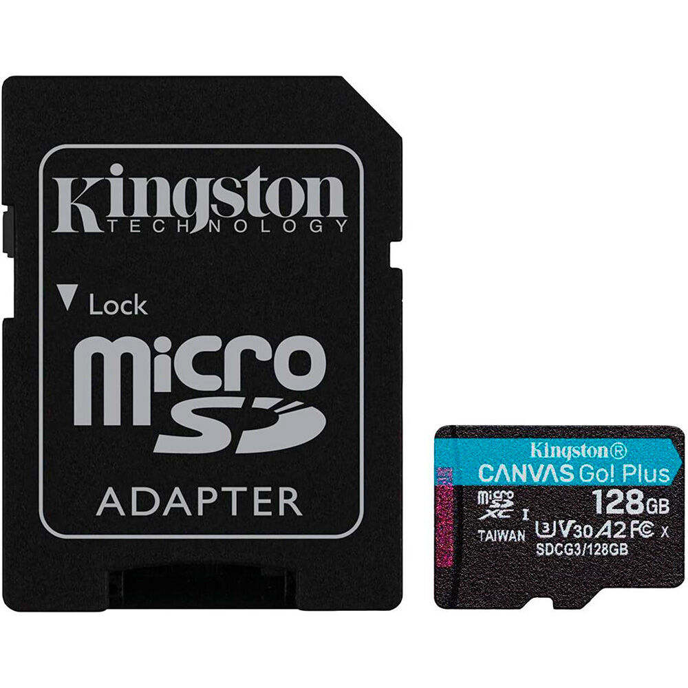 Tarjeta Memoria Kingston Canvasgo!plusmicrosdxc 128gb C/adap image number 0.0