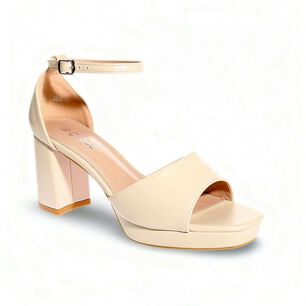 Sandalia Taco Beige V&iacute;a Franca Art. 5kd82beige