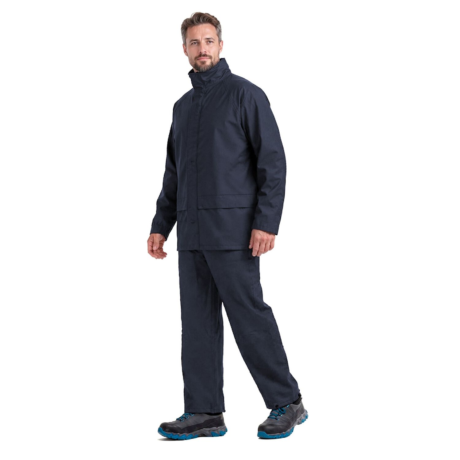 Traje Impermeable Alaska Pu/pvc Azul image number 2.0