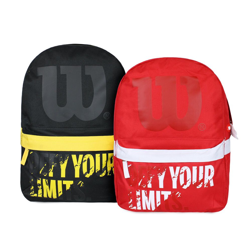 Pack Wilson 2 Mochilas Defy Roja Y Negra image number 0.0