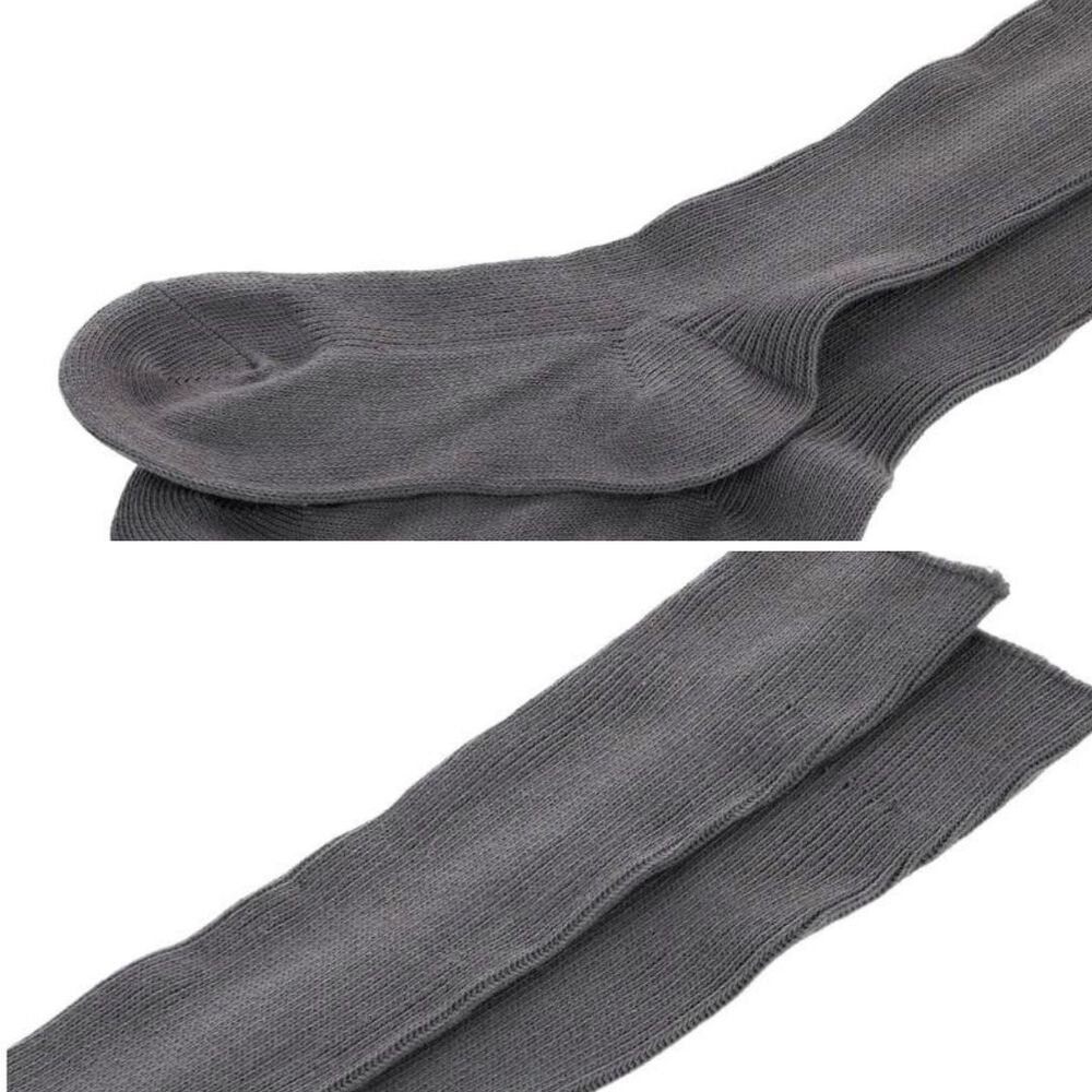 Pack 3 Calcetines Escolar Largo Algod&oacute;n Gris Unisex image number 3.0