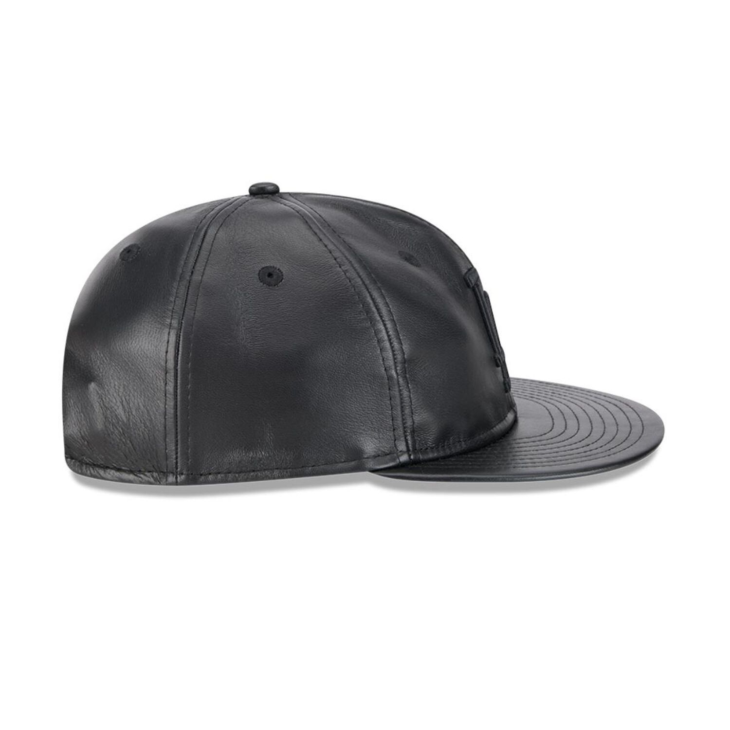 Gorra 9fifty Mlb Los Angeles Dodgers Genuine Leather Black image number 4.0