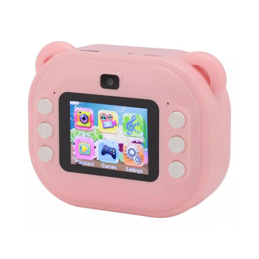 Camara Impresora Digital Infantil Con Pantalla Hd Rosado image number 1.0