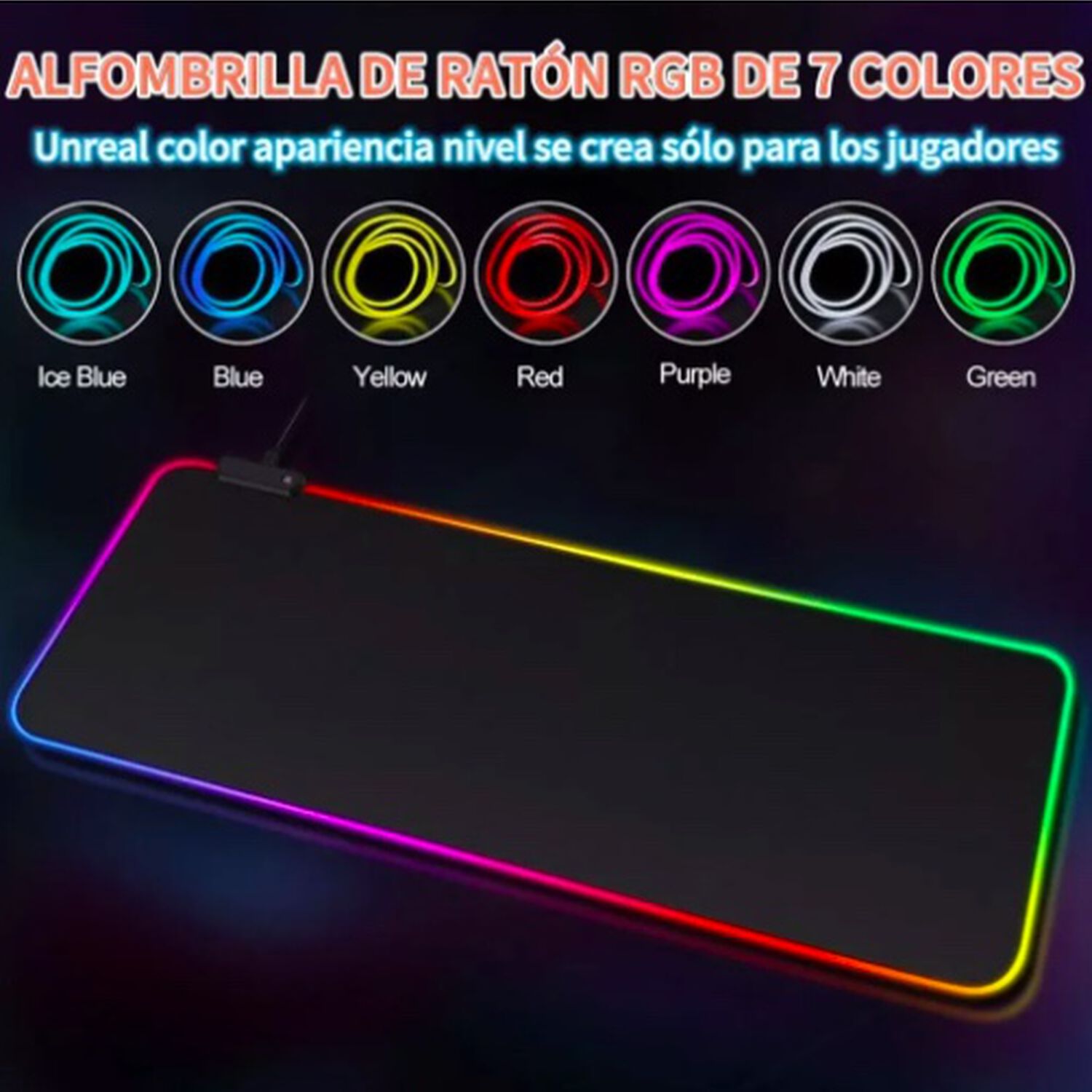 Mouse Pad Con Luz Antideslizante image number 3.0