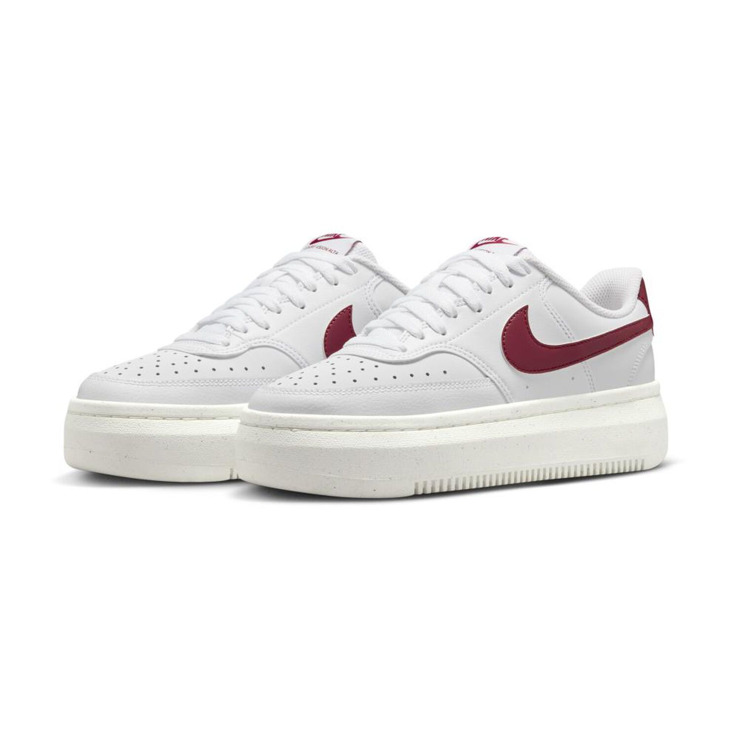 Zapatilla Urbana Mujer Nike Court Vision Alta Blanco image number 1.0
