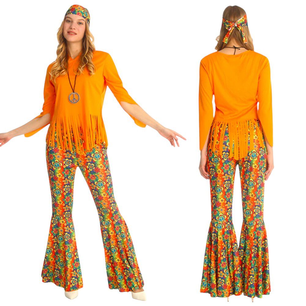Disfraz Cosplay Hippie Retro Clasico image number 6.0
