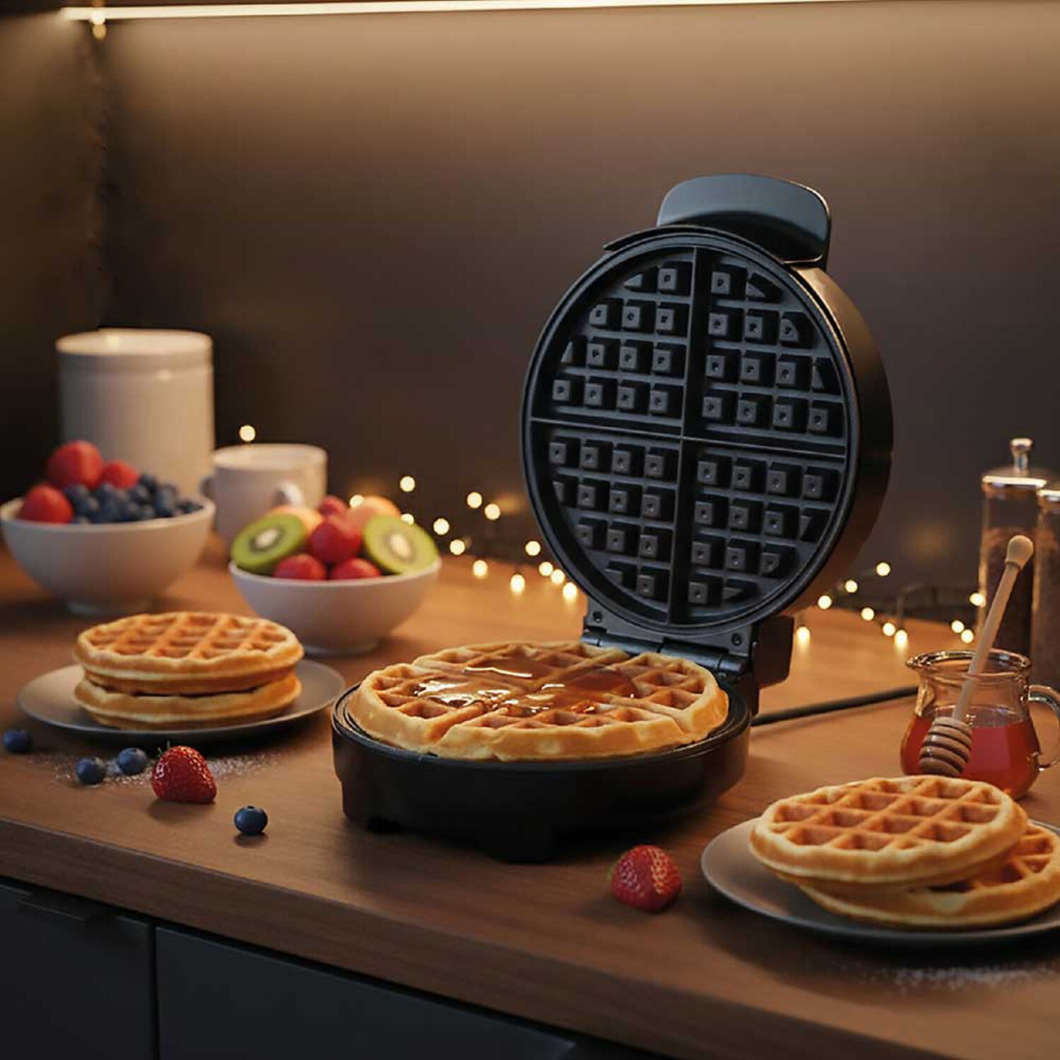 M&aacute;quina De Waffles Belgian Crisp Con Revestimiento De Cer&aacute;mica Antiadherente image number 7.0