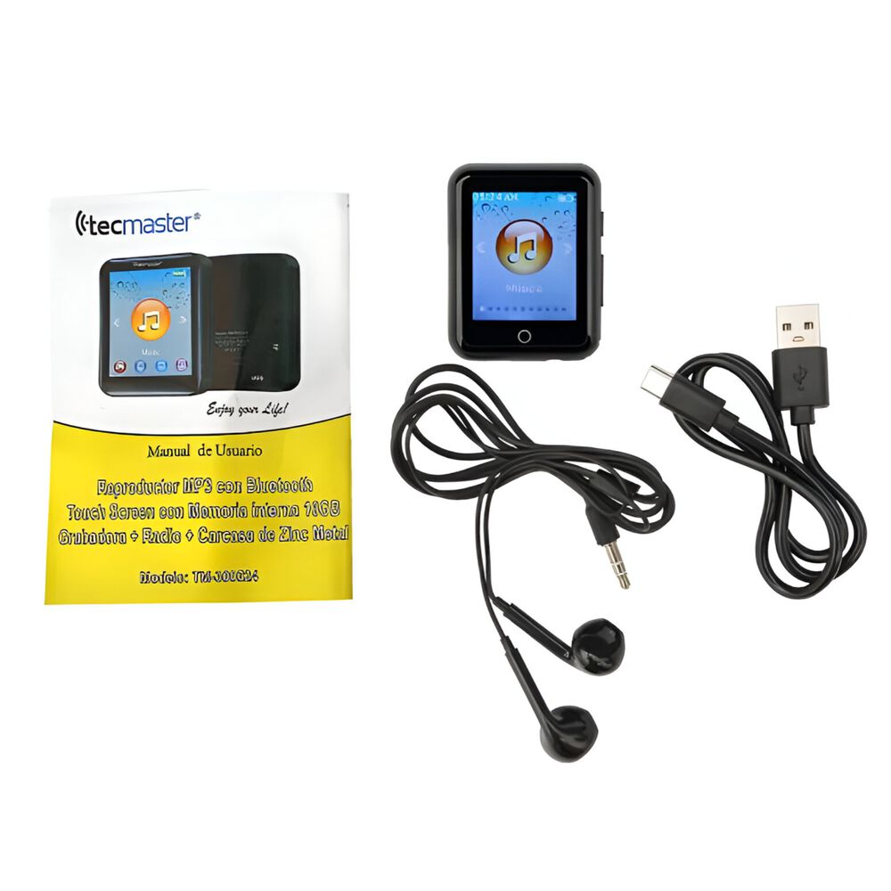Reproductor Mp3 Inalámbrico Touch Screen 16 Gb Bluetooth 5.0 image number 5.0