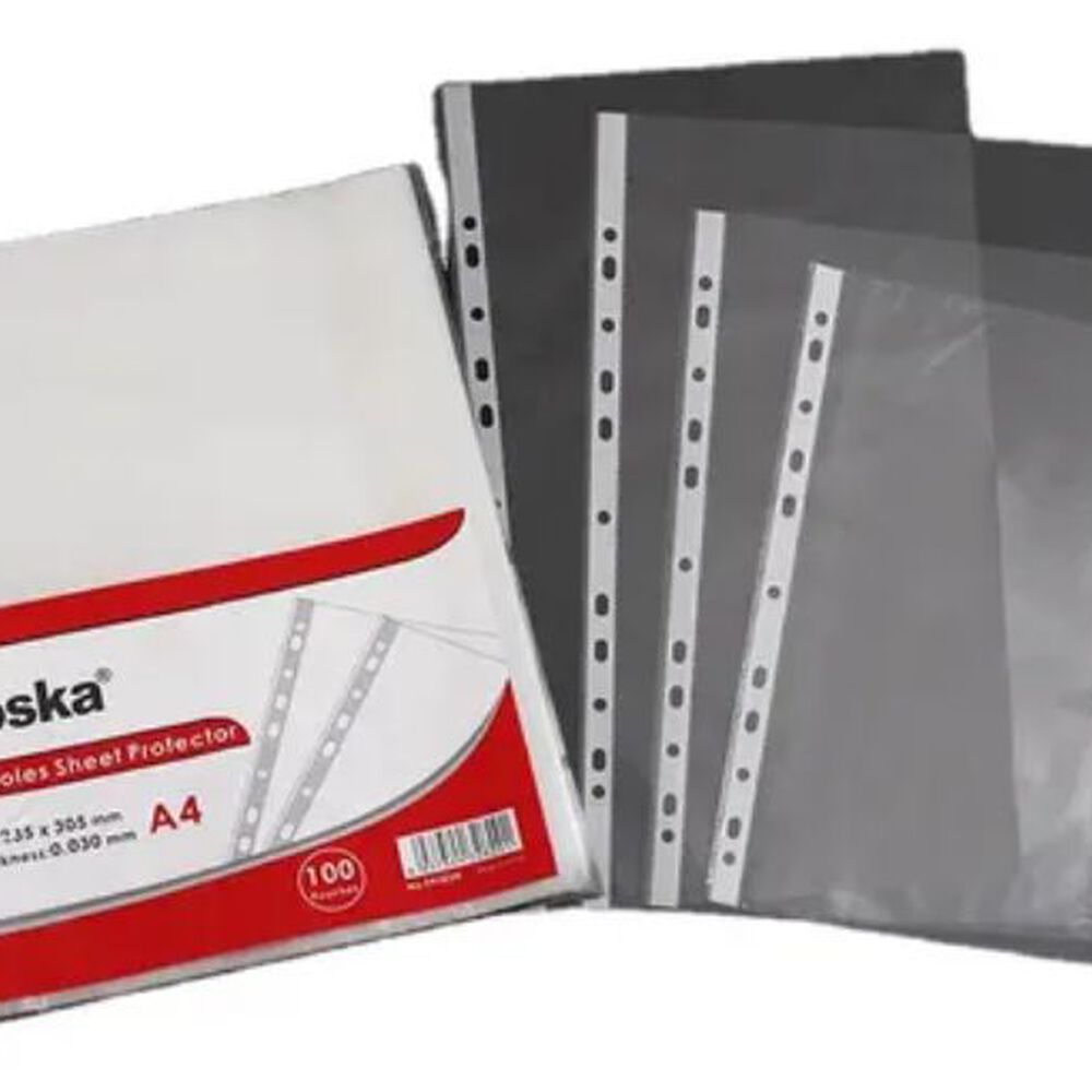 Fundas Para Hojas Tama&ntilde;o A4 100 Eh303a4-40 Unidades Foska image number 0.0