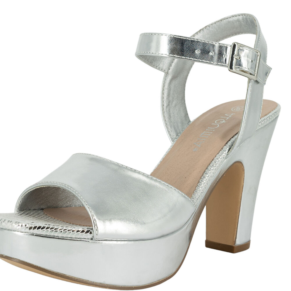 Sandalia Plataforma Itai Plateado Alquimia image number 3.0