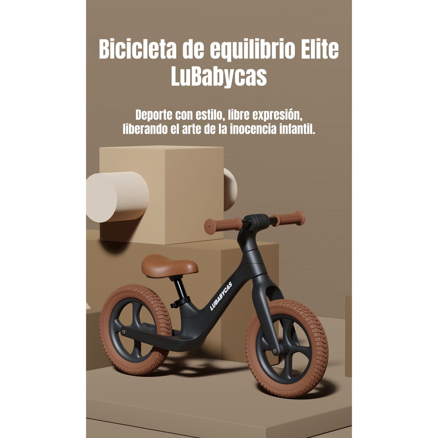 Bicicleta De Equilibrio Aro 12 2-7 A&ntilde;os Elite Lubabycas image number 5.0