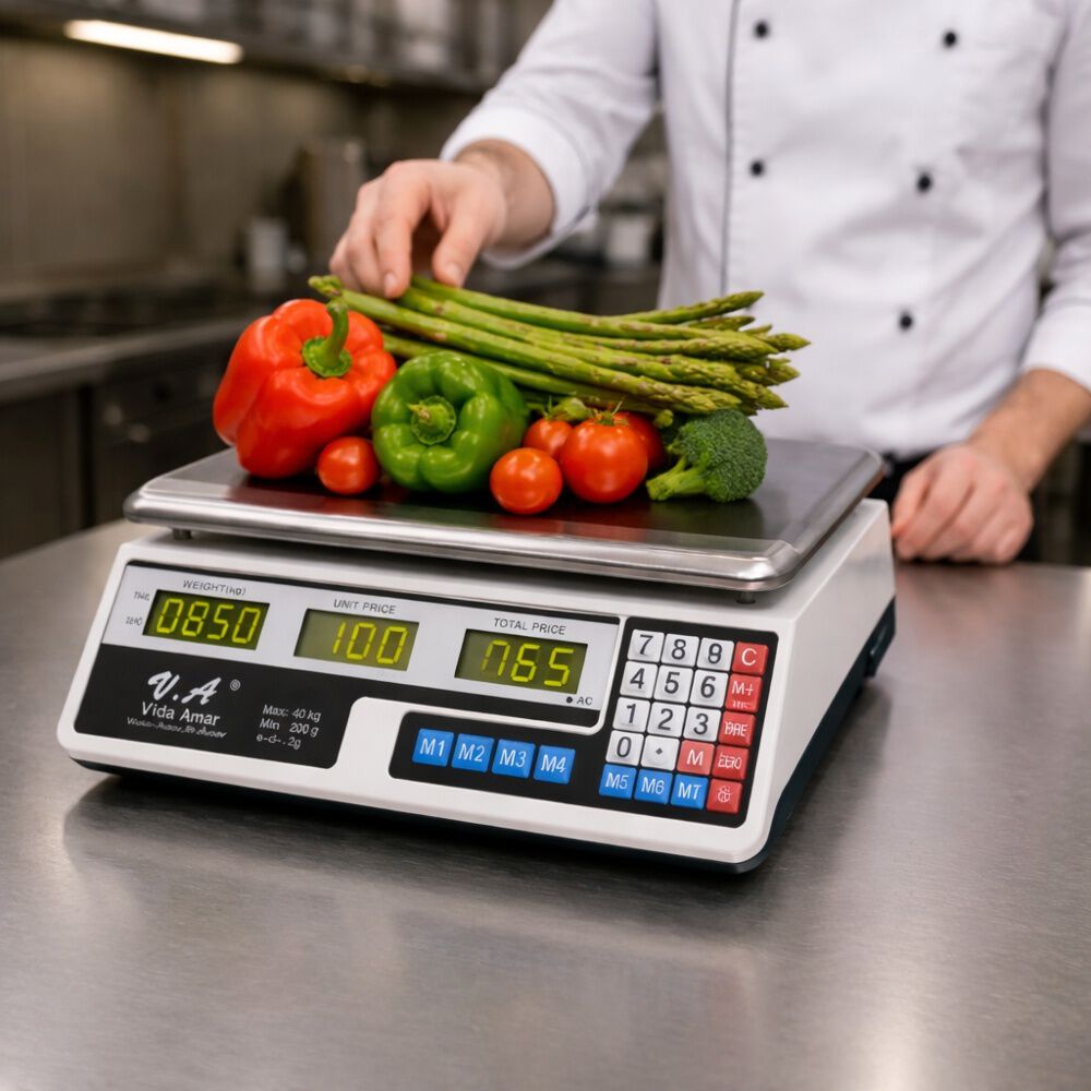 B&aacute;scula Comercial Digital Gama Alta 40kg 220v image number 4.0
