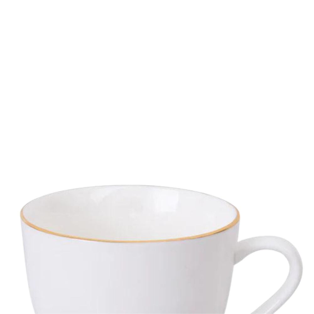 Set 4 Tazas De Te 260ml Royal Borde Dorado Menaje Cocina image number 3.0