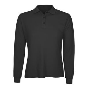 Polera Algod&oacute;n Pique Manga Larga Velox Mujer