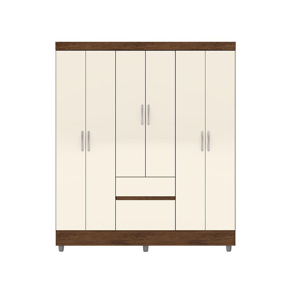Cl&oacute;set Vekkahome Ideal / 6 Puertas / 2 Cajones image number 1.0