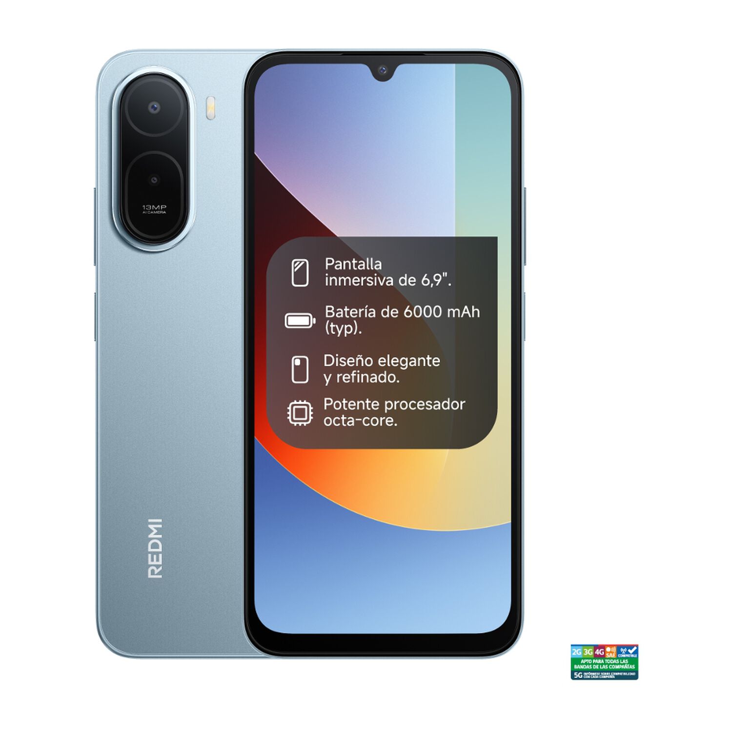 Smartphone Xiaomi Redmi A7 Pro / 128 GB / Azul / Liberado image number 1.0