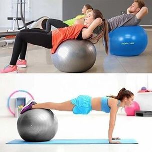 Pelota Balon Yoga 65 Cm Pilates Con Inflador