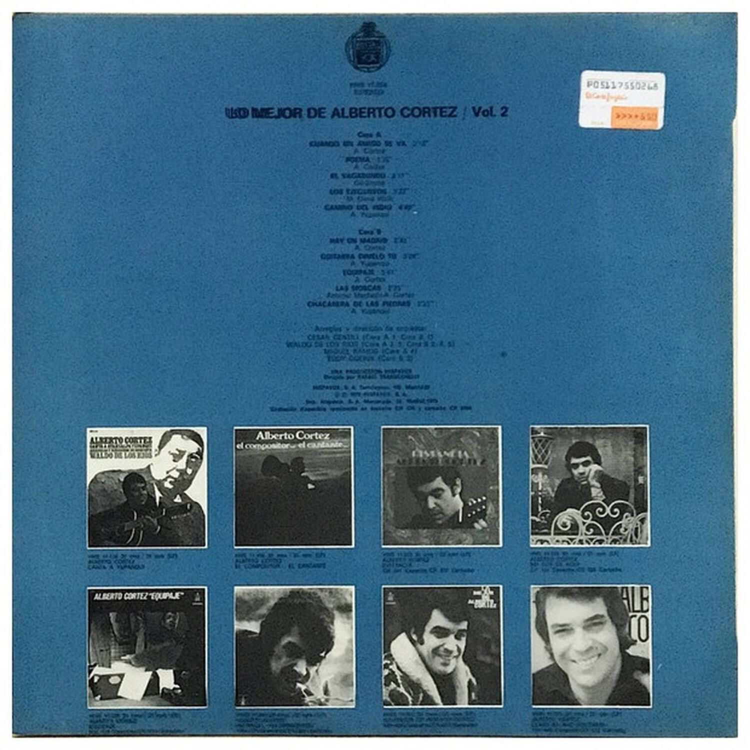 Alberto Cortez - Lo Mejor Vol.2 | Vinilo Usado image number 1.0