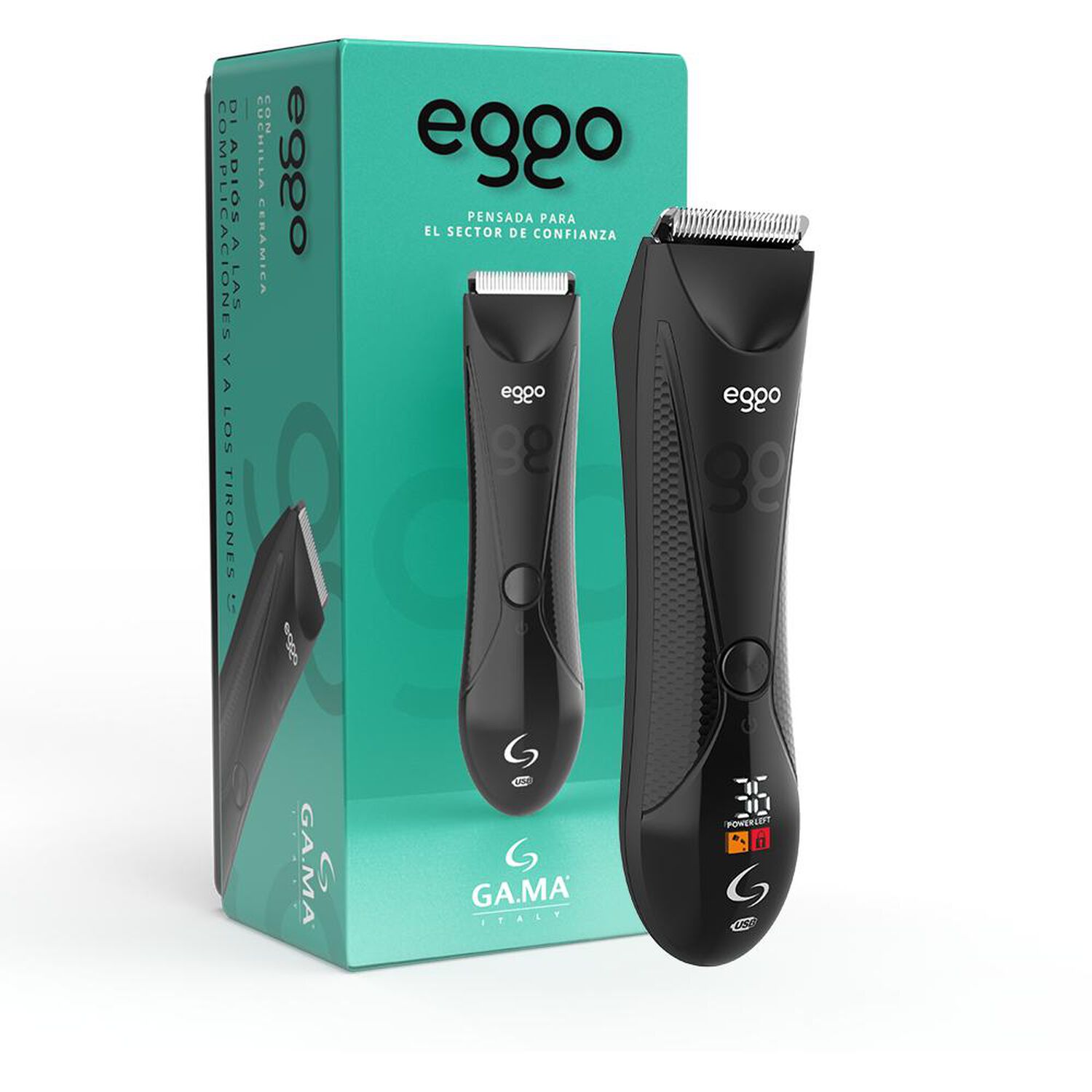 Corta Pelo Gama Rasuradora Corporal Masculina Eggo image number 5.0