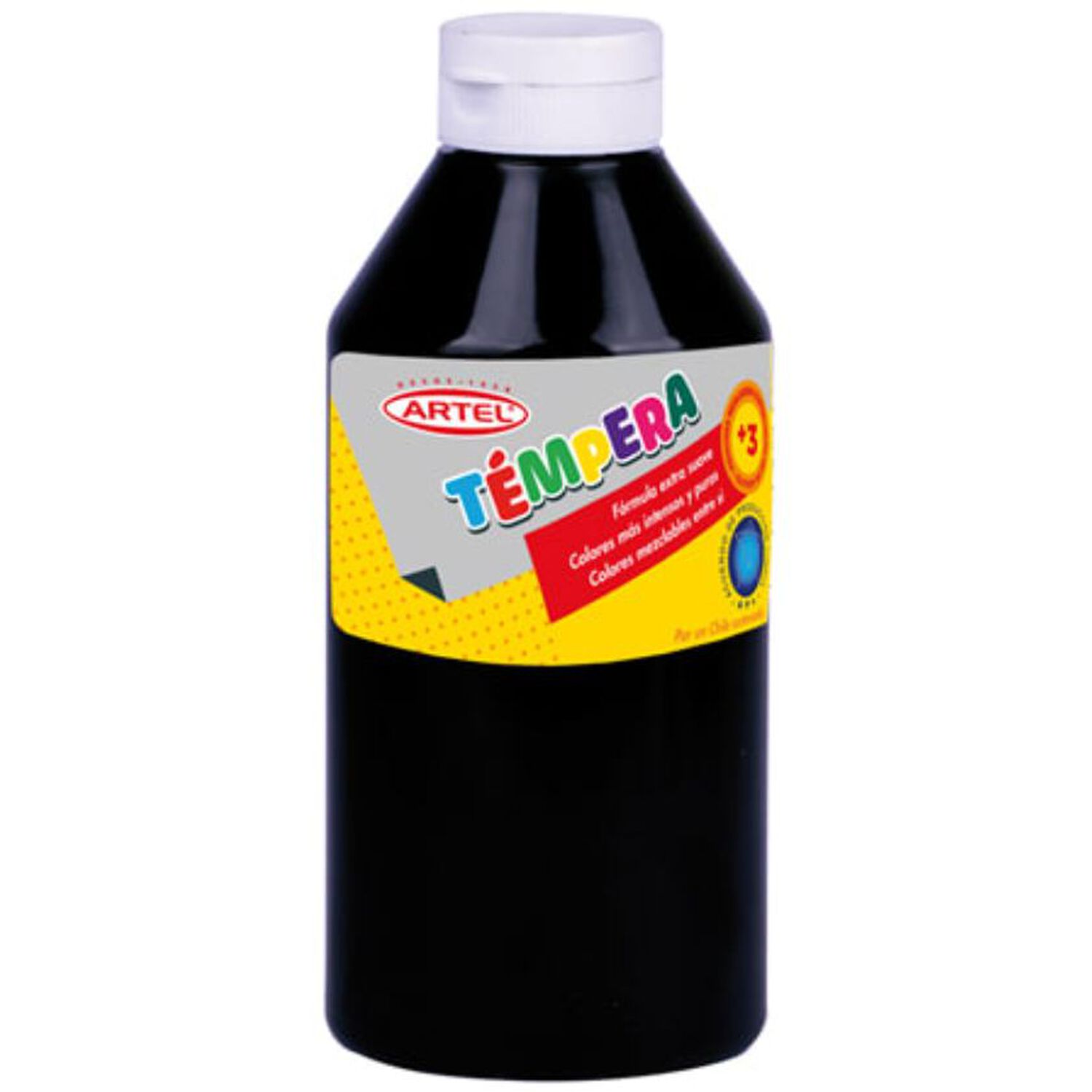 Frasco 500ml Tempera Negro 21 image number 1.0