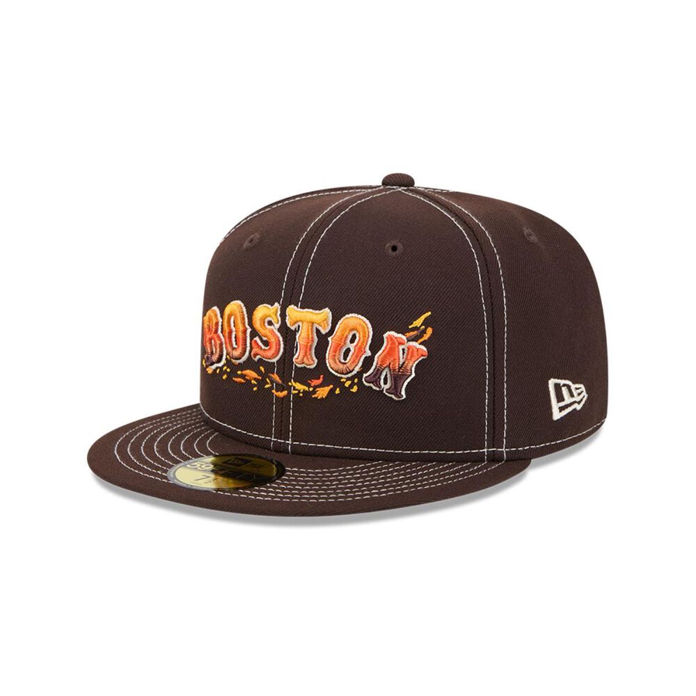 Gorra 59fifty Mlb Boston Red Sox Fall Foliage Dark Brown image number 1.0