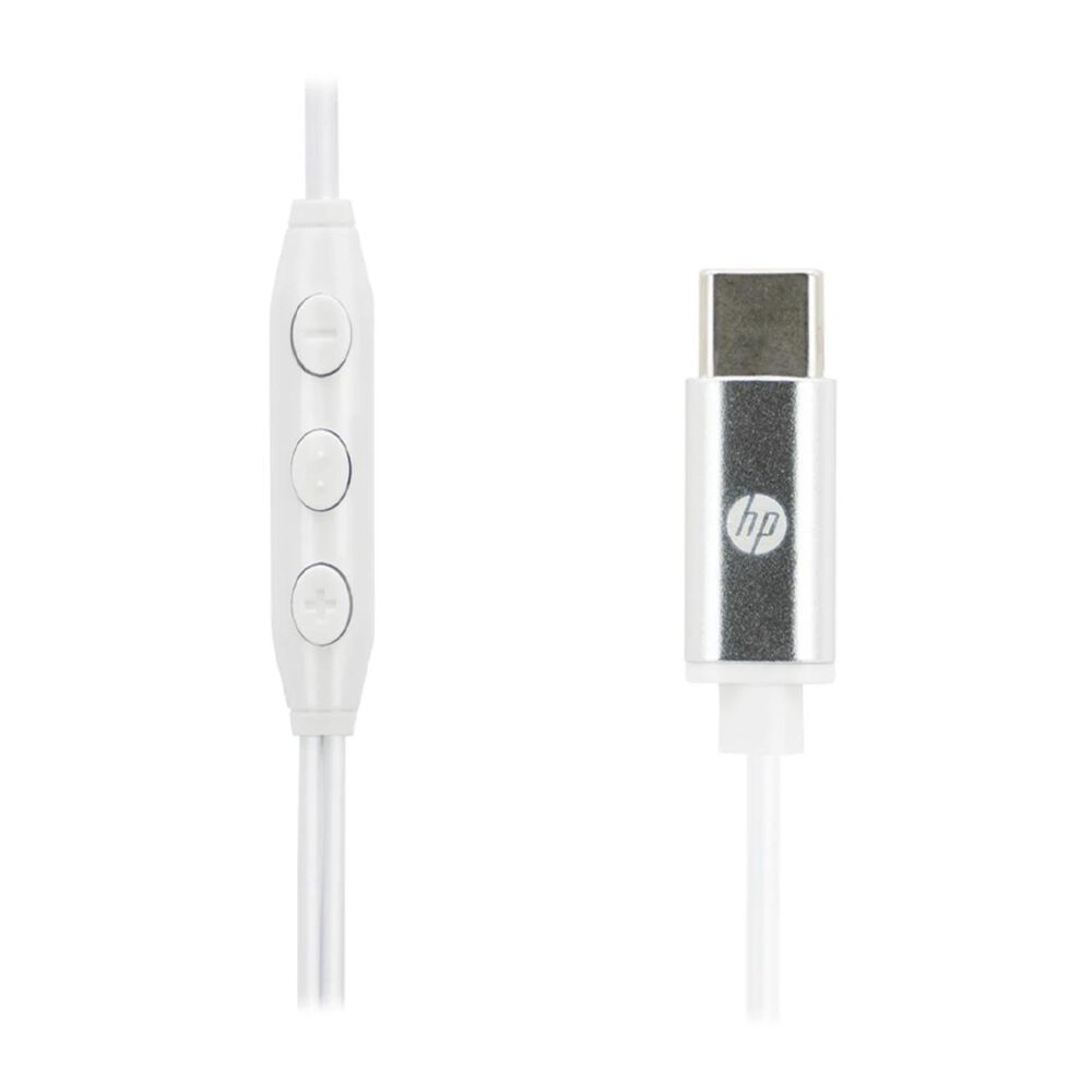 Audifonos Alambricos Inear Usb C 1mt Blanco Dhh-1127 image number 1.0