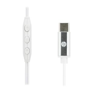 Audifonos Alambricos Inear Usb C 1mt Blanco Dhh-1127