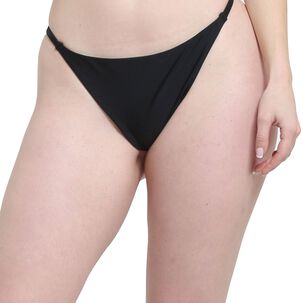Bikini Colaless Cadera Ajustable Negro