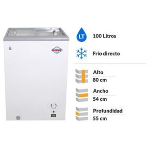 Freezer Horizontal Maigas SD100 / Frío Directo / 100 Litros