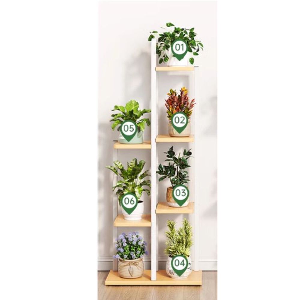 Soporte De 7 Niveles Para Macetas Plantas Decorativo image number 2.0