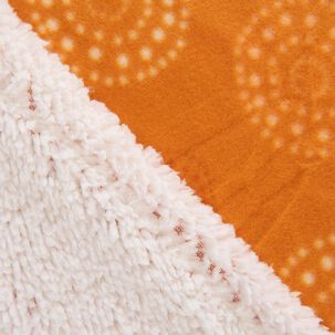 Frazada Polar-sherpa Estampada 2 Plazas Rosa