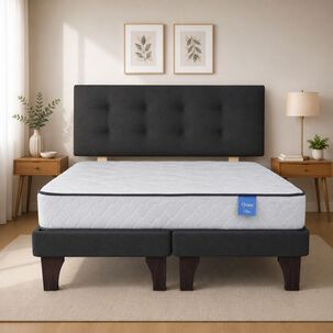 Cama Europea 2 Plazas 190 Rest Respaldo Berna
