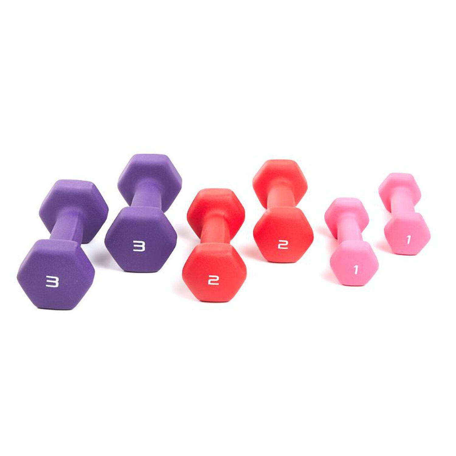 Set 3 Pares De Mancuernas Neoprene image number 3.0