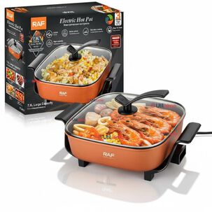 Sartén Eléctrico Multifuncional Antiadherente 1350w De Potencia