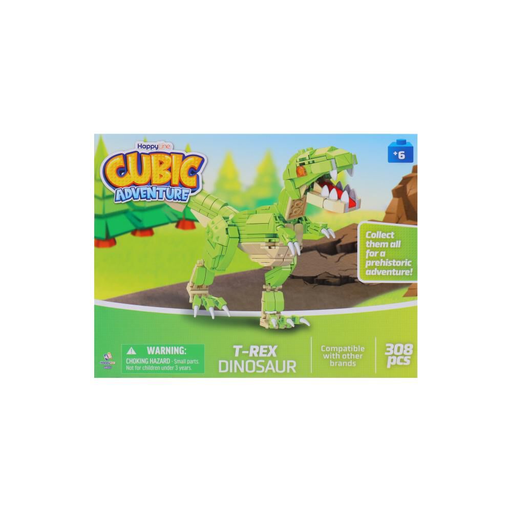 Bloques Happy Line 308 Piezas - Dino image number 0.0