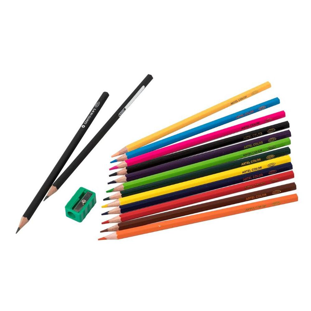 Estuche 12 Lapices De Colores Largos Artel image number 1.0