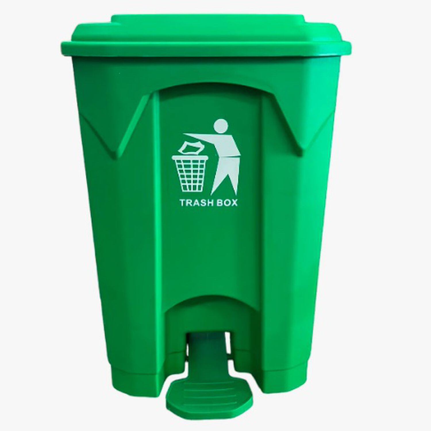 Basurero Tacho Contenedor De Basura 50 Litros Con Pedal Verde image number 1.0