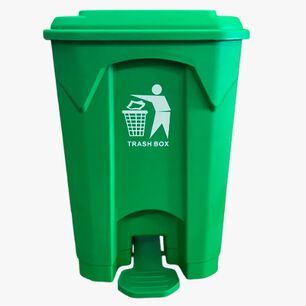 Basurero Tacho Contenedor De Basura 50 Litros Con Pedal Verde