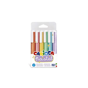 Destacadores Pastel 6 Colores Carioca - Ps