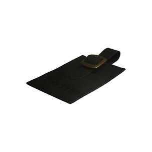 Identificador De Maleta Cuero Negro